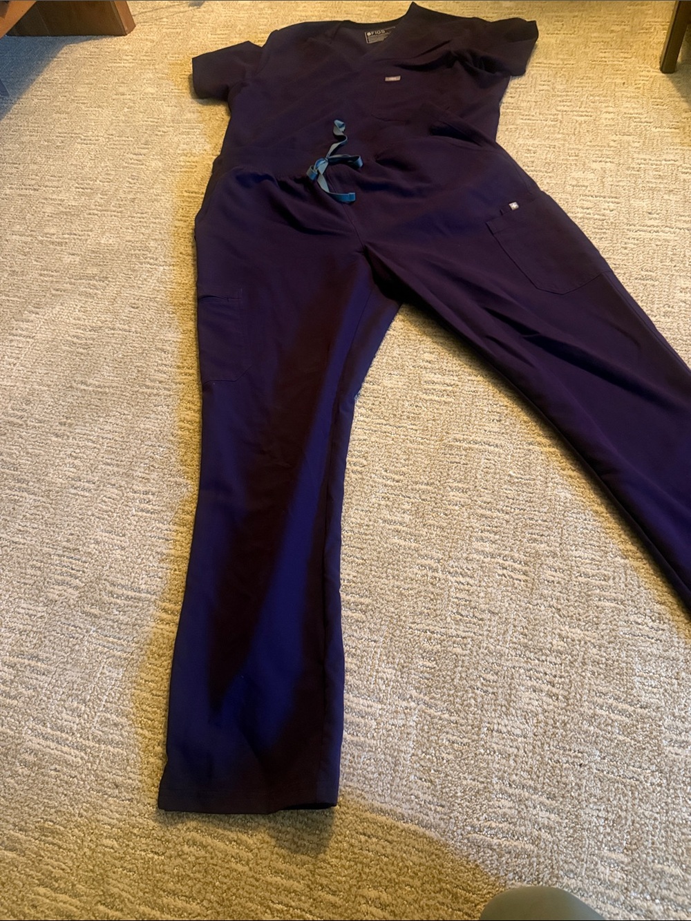 Figs high waisted YOLA Skinny XL Tall, Top XXL, color Jam